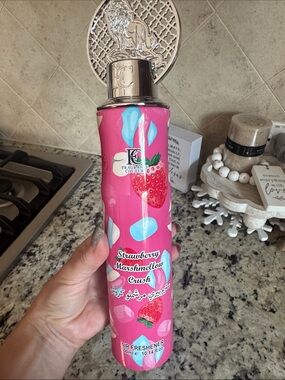 Strawberry Marshmallow Crush Body Mist - Pink and air freshener